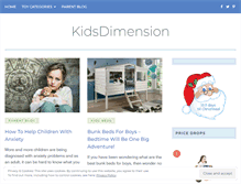 Tablet Screenshot of kidsdimension.com